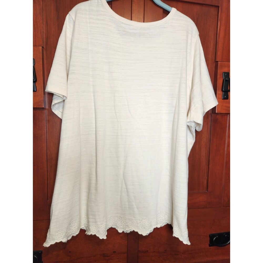 3 Pack of T-Shirts by Chico's & D&Co. Black, Blue, and Off-White Womens Size 2XL - Picture 11 of 13